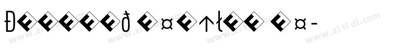 DINCond Regular Re字体转换